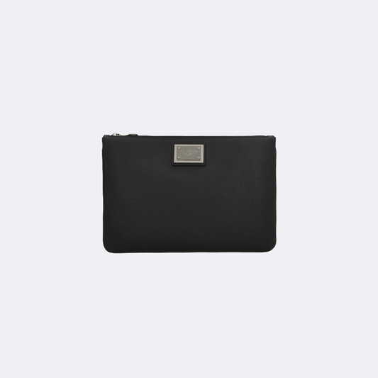 DOLCE & GABBANA  Flat Leather Pouch
