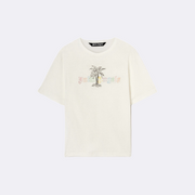 Palm Angels Linen Collar T-Shirt