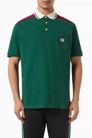 Gucci Patched Polo T-Shirt