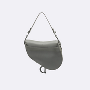 CHRISTIAN DIOR Saddle Grey Bag