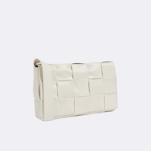 Bottega Vanetta Leather Intreccio Cross-Body Bag