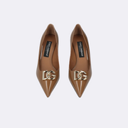 Dolce & Gabbana Plaque Pointed Toe Pumps