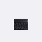 VALENTINO Toile IconoGraphe Card Holder