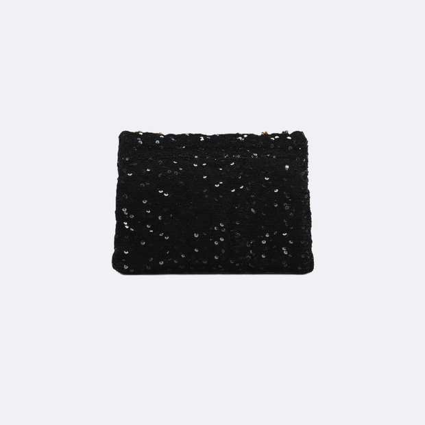 Saint Laurent Small Loulou Sequin Chain Bag