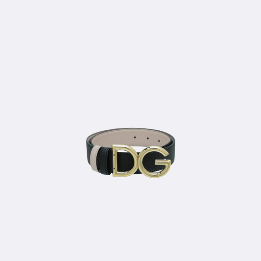 D &G Bicolor Buckle Reversible Belt