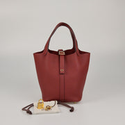 Hermes Picotion Gold Hardware Bag