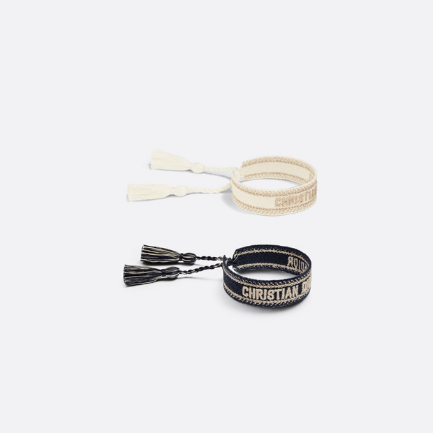 Dior cloth bracelet