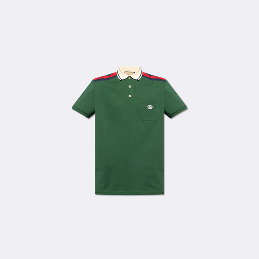 Gucci Patched Polo T-Shirt