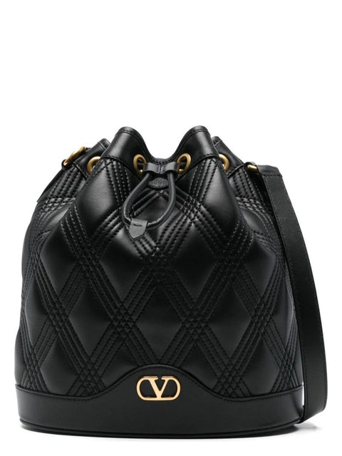 Valentino Logo Bucket Bag