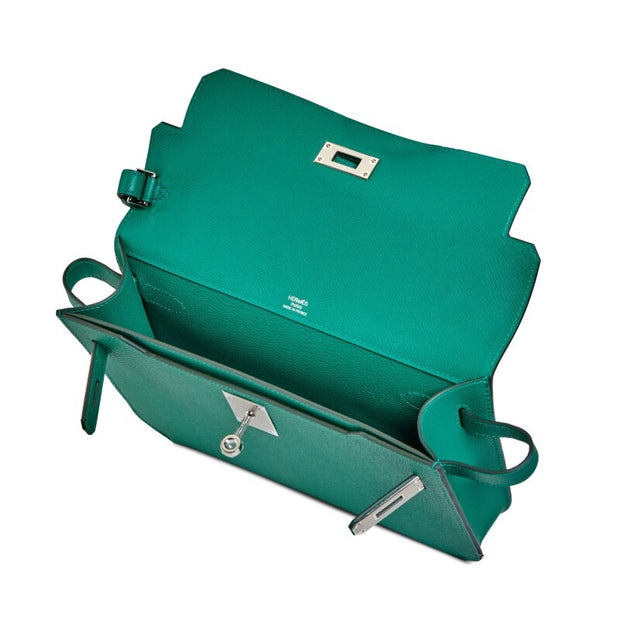 Hermès Vert Vertigo Epsom Kelly Depeches 25