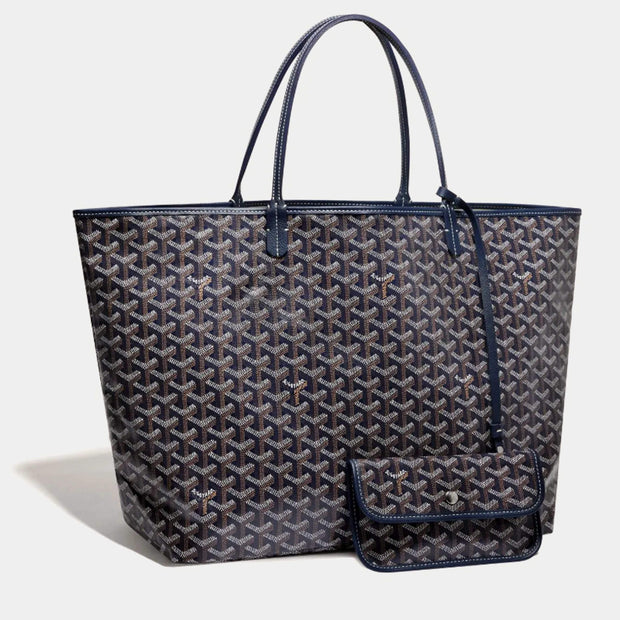 Goyard Navy Blue GM Tote Bag