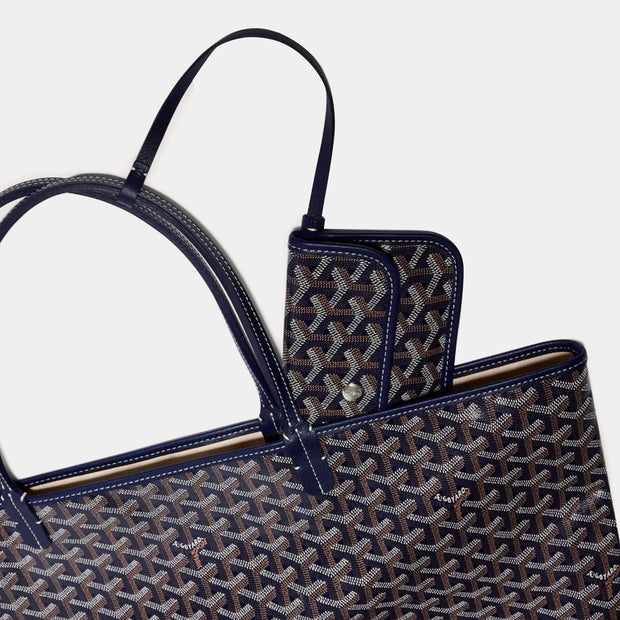 Goyard Navy Blue GM Tote Bag