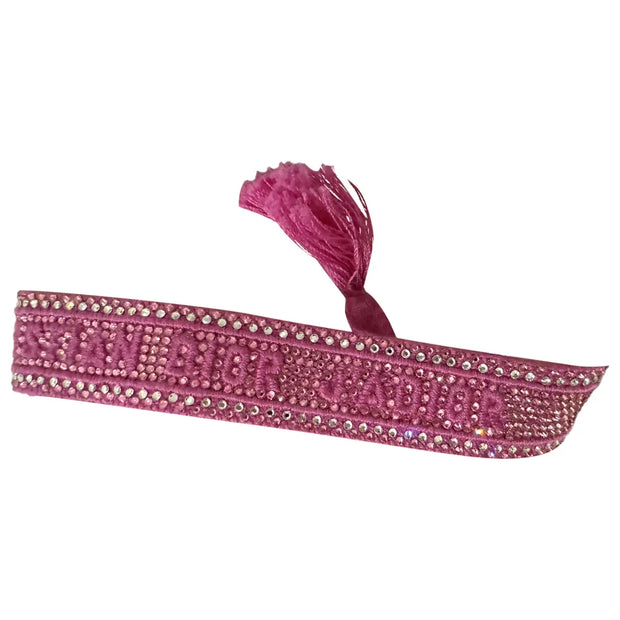 Dior cloth bracelet