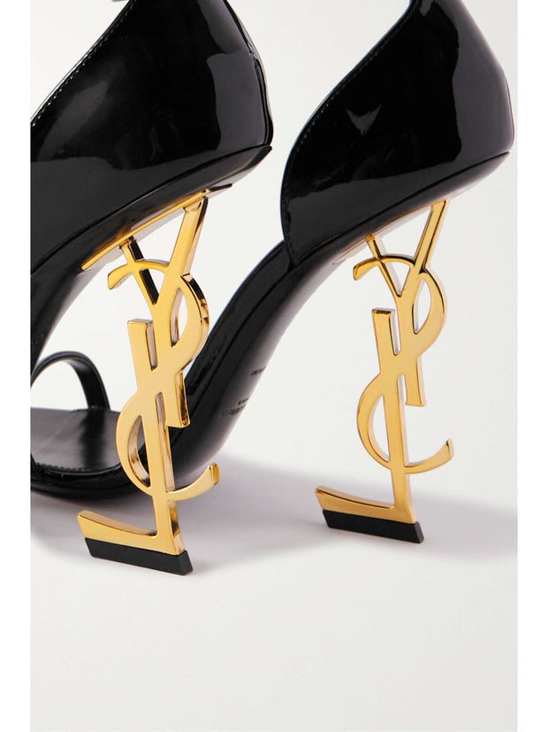 Saint Laurent Patent-Leather Sandals