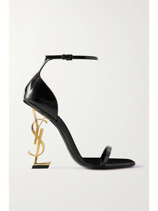 Saint Laurent Patent-Leather Sandals